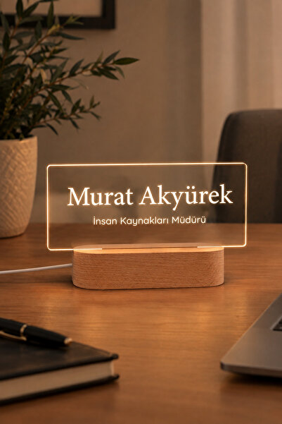 Karma Light Markt Kişiye Özel LED İsimlik Masa Lambası, Kişiselleştirilebilir...