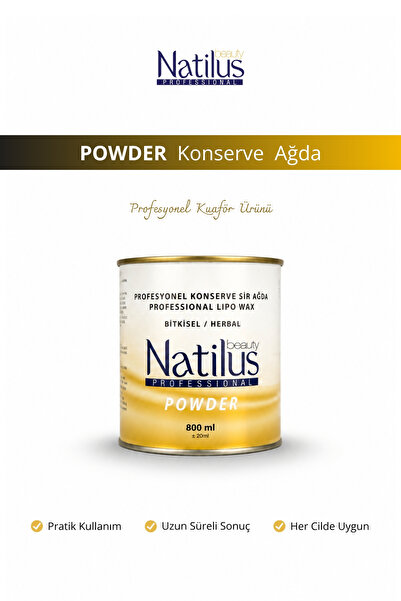 Natilus Konserve Sir Ağda 800Ml Powder (Beyaz)