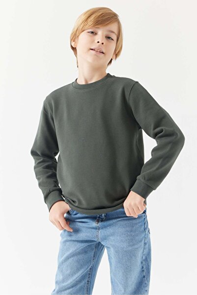PAULMARK Boy's textured sweatshirt
