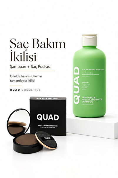 QUAD Perfect Look Set - Shampoo + Closure Set - Unisex