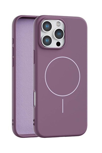 Vissona iPhone 15 Pro Uyumlu İçi Kadife Magsafe Wireless Şarj Özellikli Telef...