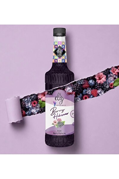 Ely Gourmet Berry Hibiscus Konsantre İçecek Özü 750 ml (Yaz Kokteyli Bazı)