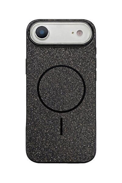 Vissona iPhone Air Kılıf – MagSafe Uyumlu – Simli Lüks Silikon Telefon Kılıfı