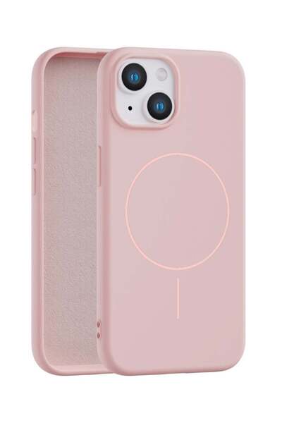 Vissona iPhone 13 Uyumlu İçi Kadife Magsafe Wireless Şarj Özellikli Telefon K...