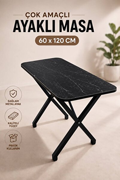 BAMBEDS MOBİLYA BANBEDS MOBİLYA 60x120 X AYAK (TEKMASA) MASA