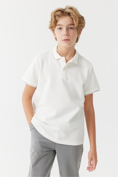 PAULMARK Boy's Polo Neck T-shirt