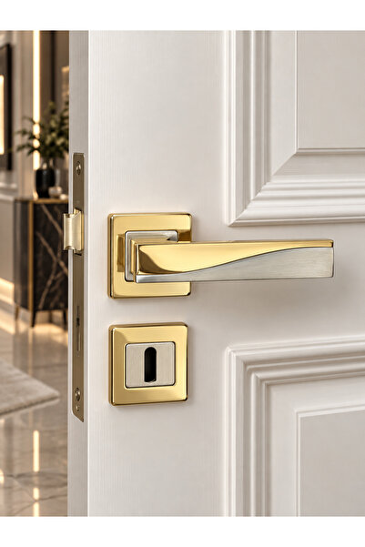 İyem Sofuoğlu Derya Luxury Room Door Handle Albifirin-Satin Color