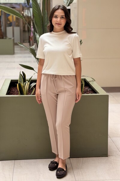 sentez giyim Synthesis Side Pocket Lace up Trousers