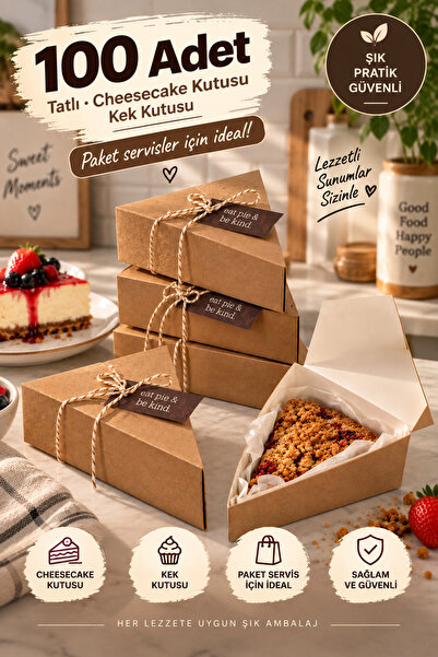 GİZPAK Cheesecake Kutusu