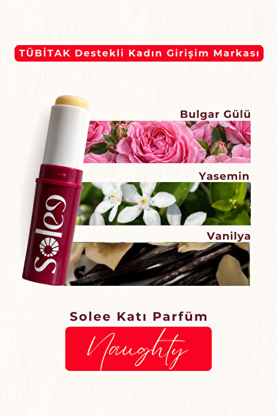 soleecosmetics Naughty - Solid Fragrance - Yeni Nesil &Ar-Ge Temelli Parfüm -...