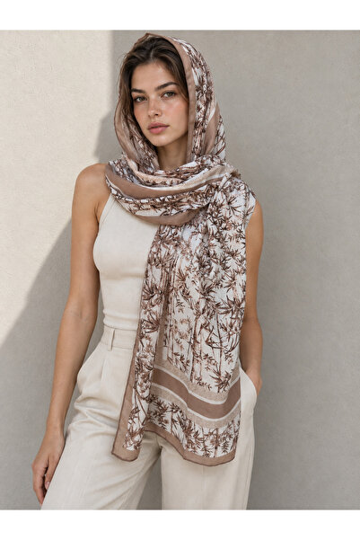 Luminos Butik Bambu Desenli Vizon 80x180 ŞAL SAL3008