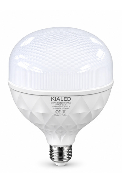 kialed 50W Kristal T-Bulb LED Ampul 4500 LM Beyaz 6500K E27