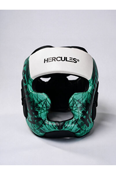 HERCULES Fight Gear Kafa Koruyucu - Beyaz Turkuaz V2 - Boks, MMA, Kickboks (B...