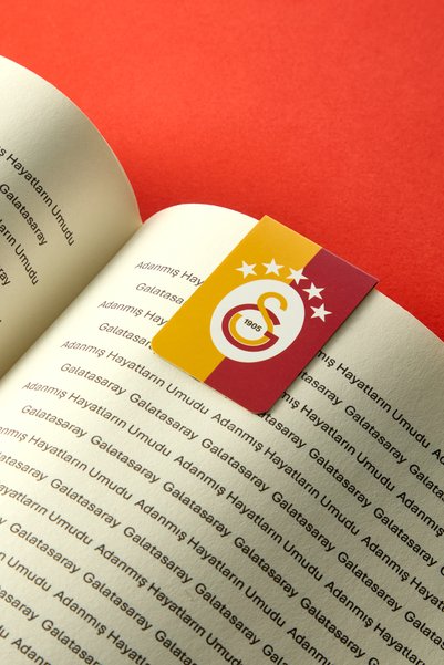 Galatasaray مجموعة علامات الكتب المغناطيسية من 5 يلدز أرما مكونة من 3 قطع - أصلية مرخصة