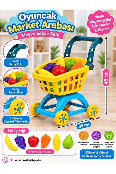 BYCEGU OYUNCAK MARKET ARABASI VE MEYVESİ