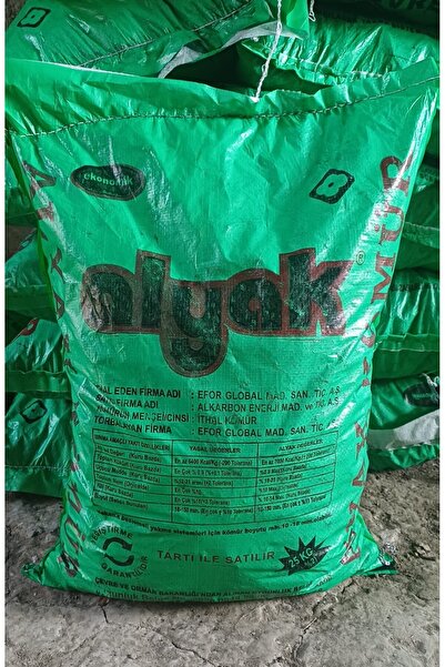 ALYAK 1. Kalite İthal Rus Ceviz Kömür - 25 KG Torba Kömür - Kalorifer Soba Kö...