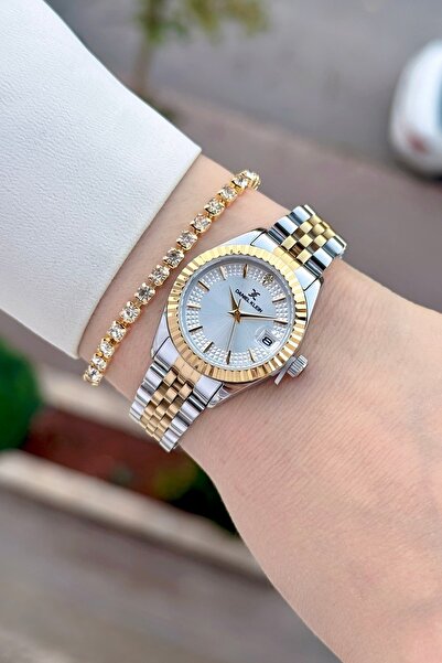 Daniel Klein Altın Metalik Renk 28 Mm 2 Yıl Garantili Kadın Kol Saati