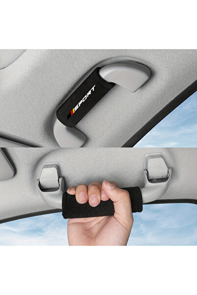 Choice black 1 pcs Fluff Car Roof Door Handle Protector Car Armrest Cover, Fi...