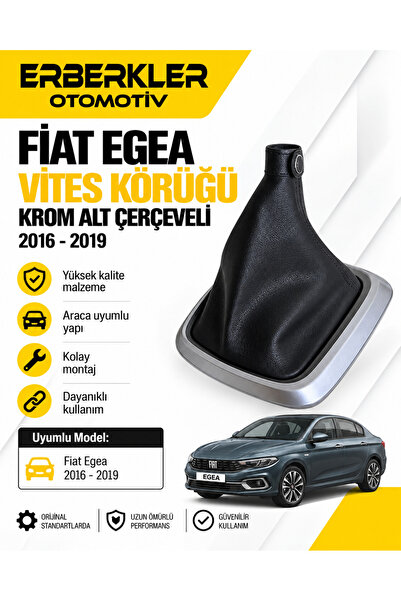 ERBERKLER Fiat Egea Vites Körüğü Krom Alt Çerçeveli 2016 - 2019