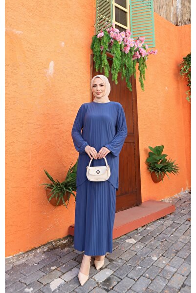 NİSUM MODA Piliseli Sandy Skirt Set