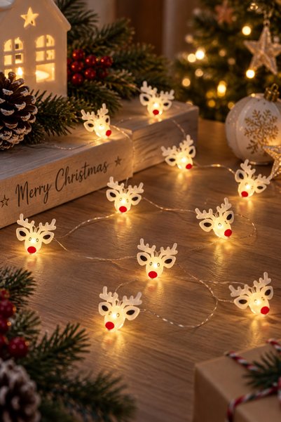MAGICLEDCORNER Geyik Peri Led Işık