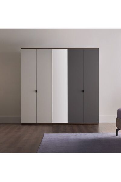 Enza Home Cordell 5 Kapaklı Gardrop