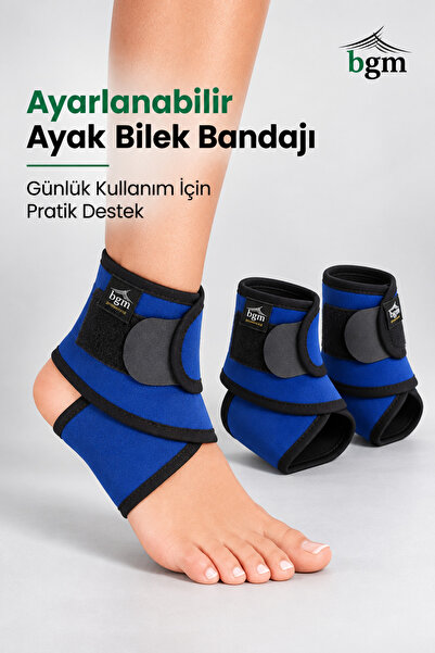 bgm Basit Ayak Bilekliği Bandajı – 8 Bandajı– 1 Çift