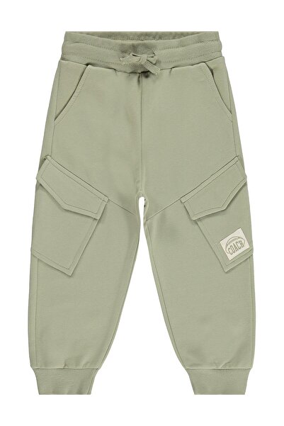 Civil Boys Basic Kargo Cepli 2-5 Yaş Eşofman Altı - Haki
