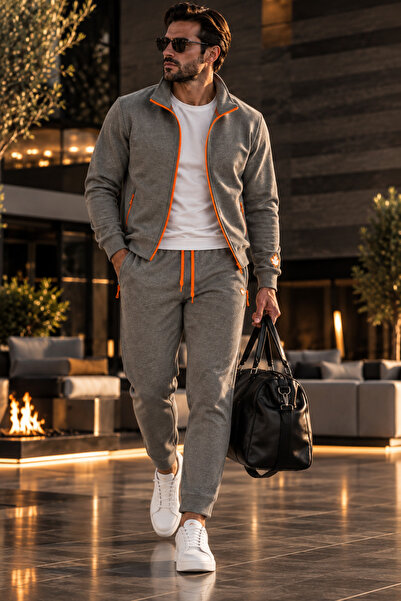 Paul Martin Canadian Men's Tracksuit Set Pms1001 E.Takım
