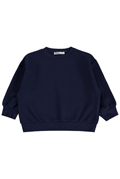 Civil Boys Honeycomb Fabric Sweatshirt for 2-5 Years Old - Navy Blue