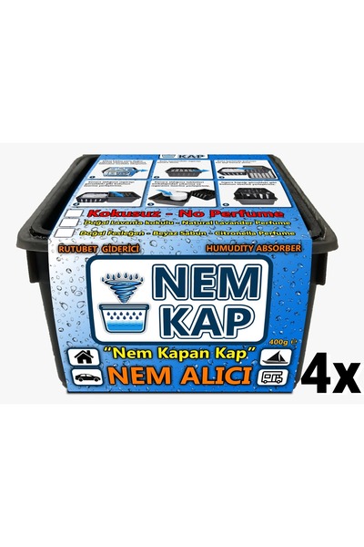 Miss Flora NemKap Nem Alici 400g x 4lu Avantajli Paket Ferahlatici