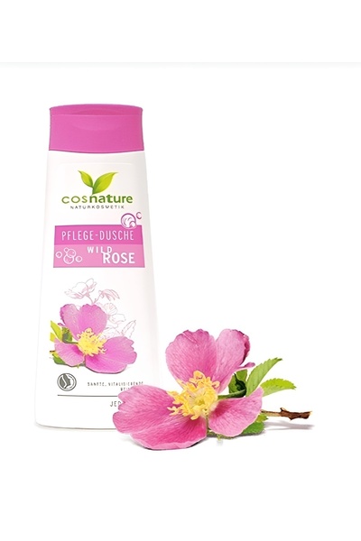 Cosnature جل الاستحمام النباتي بخلاصة الورد