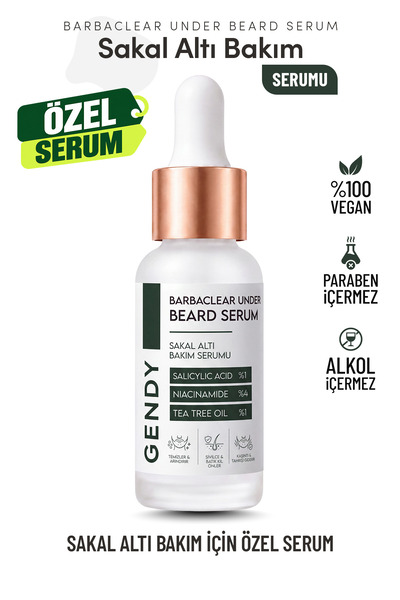 GENDY Sakal Serumu - Güçlendirici, Canlandırıcı ve Batık Kıl Karşıtı - Salisi...
