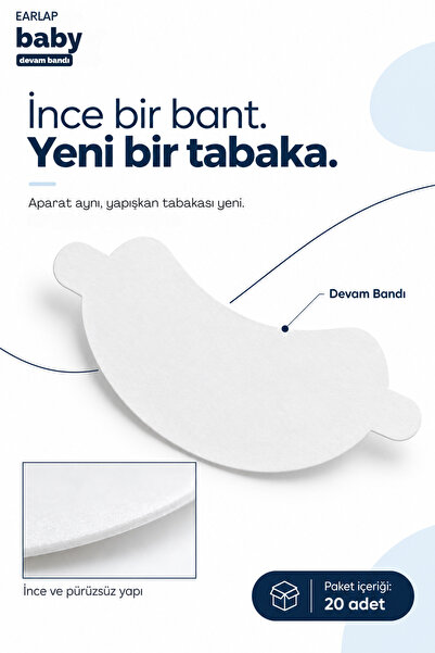 Beauty Tapes Earlap Baby Devam silikon yenileyici Bant, Kepçe Kulak silikonu için yenileme bandı