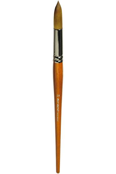 Mont Marte Artist Acrylic Paint Brush Premium Taklon Round 24