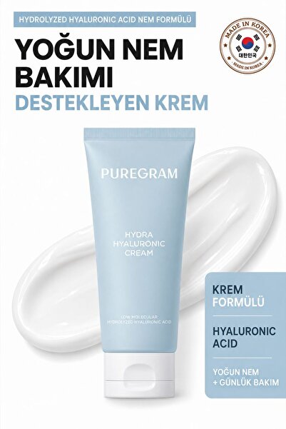 PUREGRAM Moisturizing Nourishing Care Cream / Hydra Hyaluronic Cream 120ml