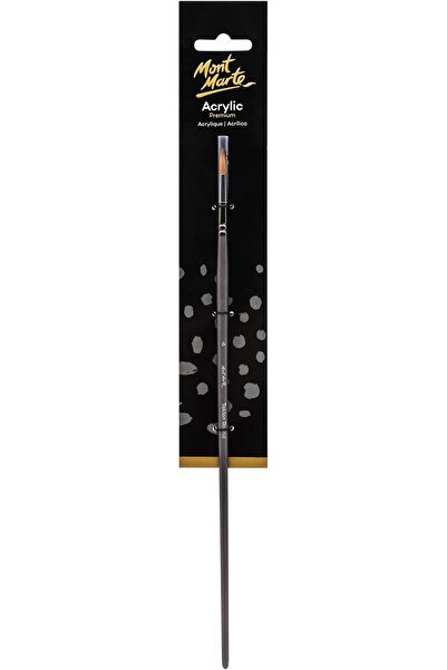 Mont Marte Artist Acrylic Paint Brush Premium Taklon Round 6