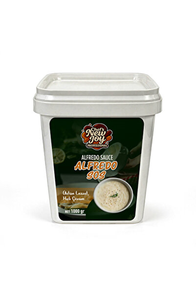 chef's new joy professional Alfredo Sos 1000 gr Makarna Sosu Toz Parmesan Lezzeti