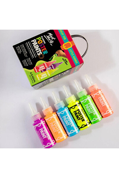 Mont Marte Fluoro Poster Boya Seti 6pc x 60ml