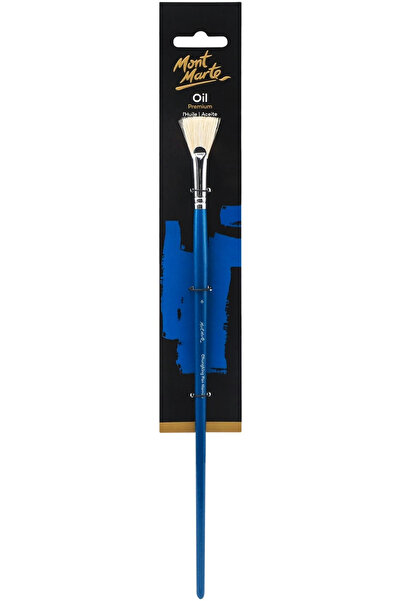 Mont Marte Artist Oil Paint Brush Premium Chungking Fan Narrow 6