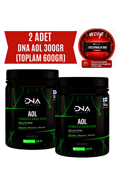 Dna Nutrition Aol (Arjinin, Ornitin Ve Lizin) 300gr X 2 Adet (TOPLAM 600GR - ...