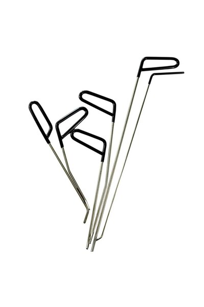 Choice 6PCs Car Hook Rods Paintless Dent Repair Hail Remover Hooks Rods Kits ...