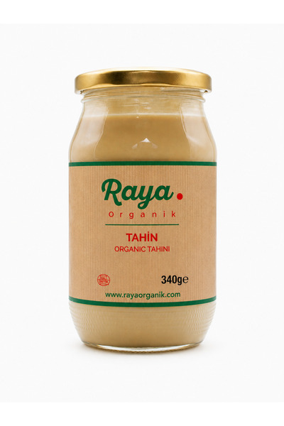 Raya Organik Organik Tahin 340 g Katkısız Koruyucusuz Cam Kavanoz Kahvaltılık...