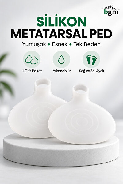 bgm Metatarsal Ped Silikon Halkalı Ayak Altı Nasır Önleyici Ped