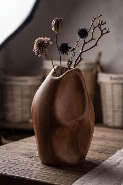 MaperaHome Seramik Dekoratif Boho Pinterest Vazo Ev Dekorasyonu 23*14 cm