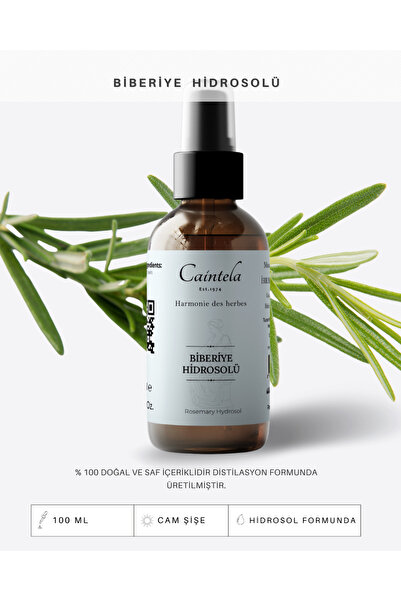 caintela Biberiye Hidrosolü 100 ml (Rosmarinus officinalis)