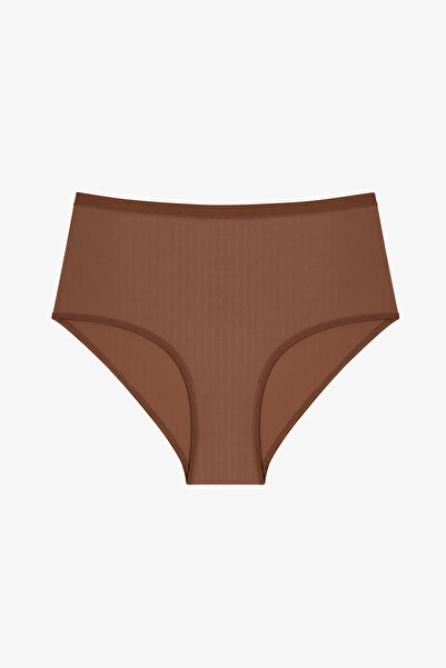 Penti Açık Kahverengi Essentials Yüksek Bel Slip Külot