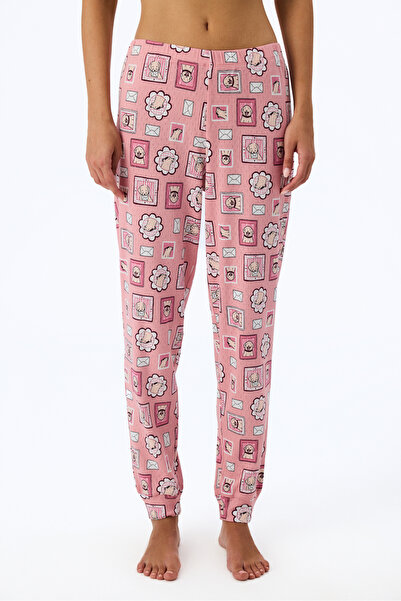 Penti Pembe Postcard Pointel Pijama Altı