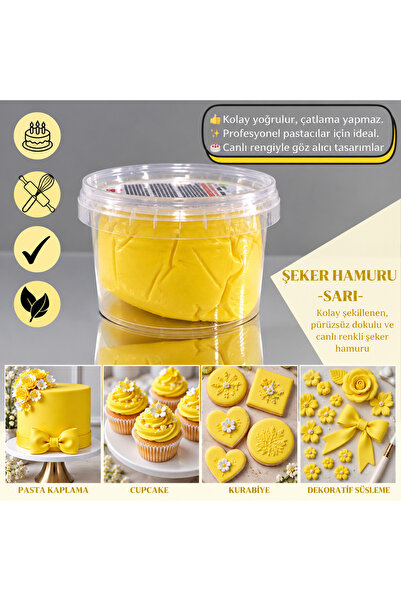 ŞEKER & SUGAR Şeker Sugar SARI Şeker Hamuru 200 gr