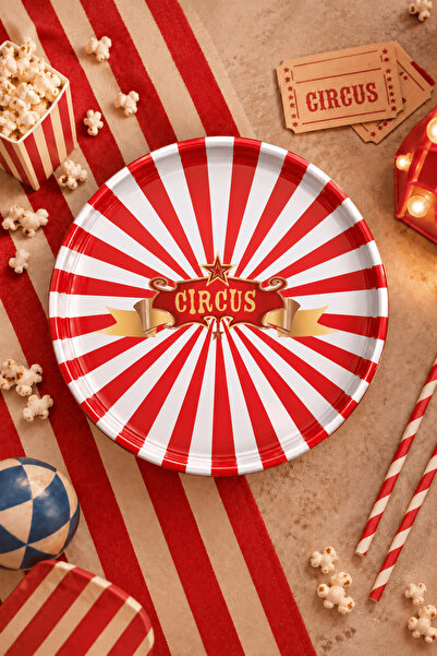 Sarkap Home 26 cm Circus Kırmızı Meyve Tabağı
